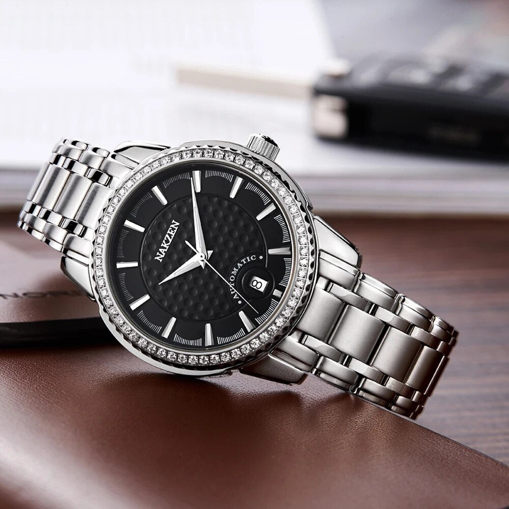 NAKZEN Mechanical Watch Men's Automatic Miyota 8215 Movt