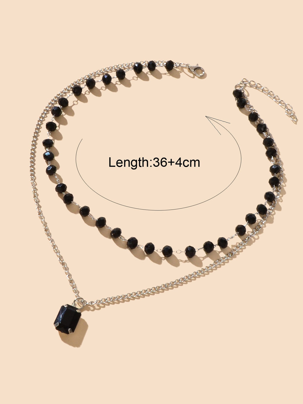 Female Chain Black necklace