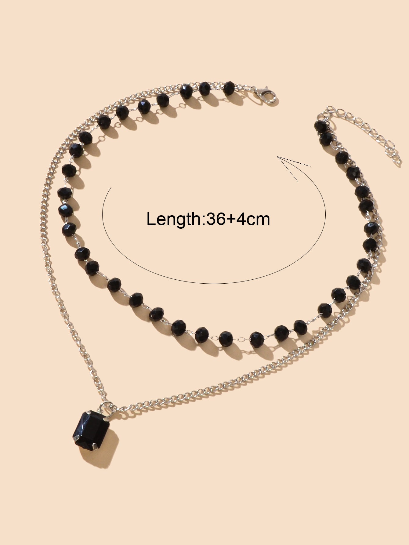 Female Chain Black necklace